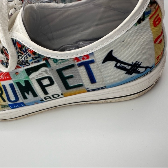 Trumpet Converse-Style Men’s Band Sneakers Shoes Size 11 - Picture 5 of 6